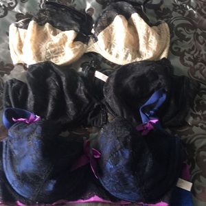 3 Lane Bryant Bras Size 42D/44DD